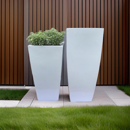 Buy Trapezoid medium and tall planters for indoor and outdoor use online. - The Plant Shop