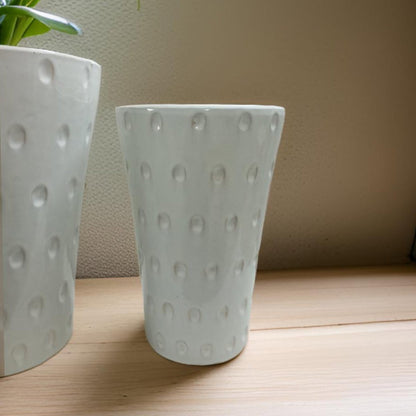 Ceramic Pots in Hyderabad dots design-stylish planters. - The Plant Shop