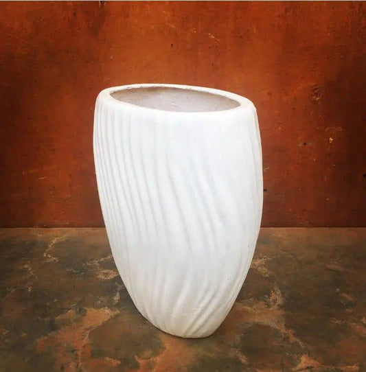 Oval wave planter - The Plant Shop